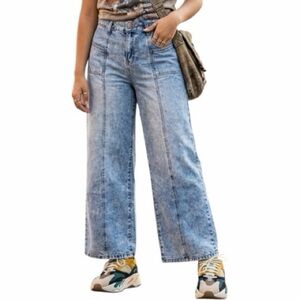 MADDEN GIRL loose fit wide leg high rise jeans, Size 9